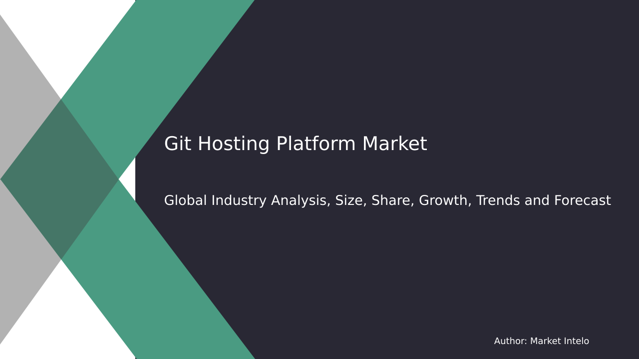 Git Hosting Platform Market Research Report 2033