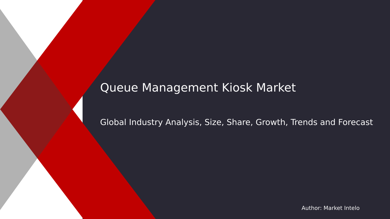 Queue Management Kiosk Market Research Report 2033