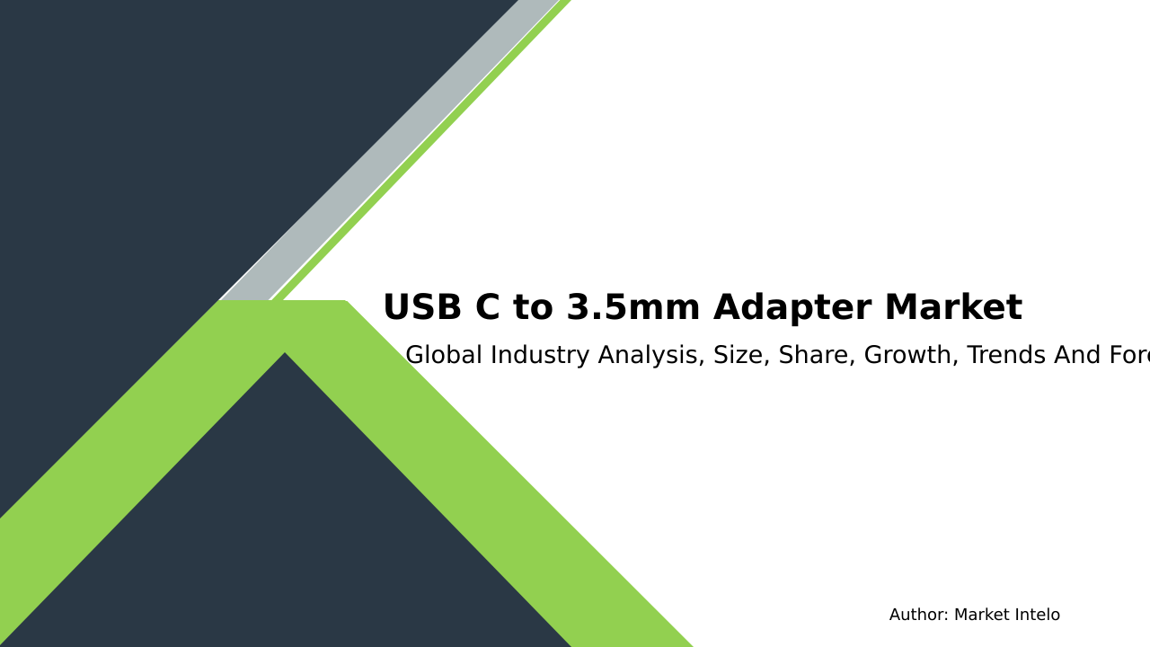 USB C to 3.5mm Adapter Market Research Report 2033