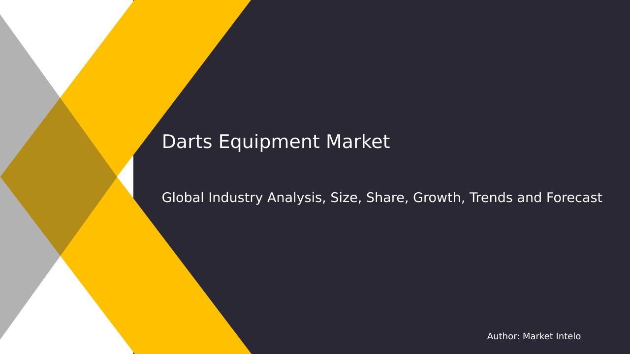 Darts Equipment Market Research Report 2033